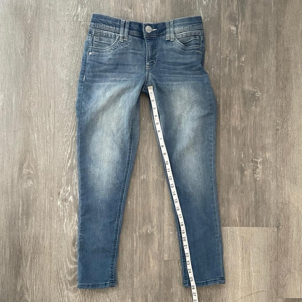 Democracy Ab Technology Skinny Jeans Size 2 Medium Wash Stretch Denim - Picture 8 of 9